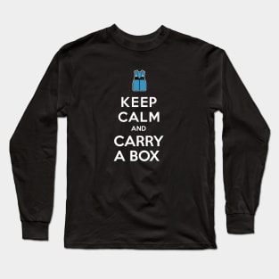 Keep Calm and Carry A Box Long Sleeve T-Shirt